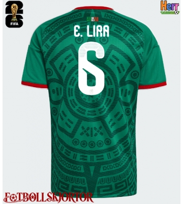 Mexiko Erik Lira #6 Hemmatröja VM 2026 Kortärmad